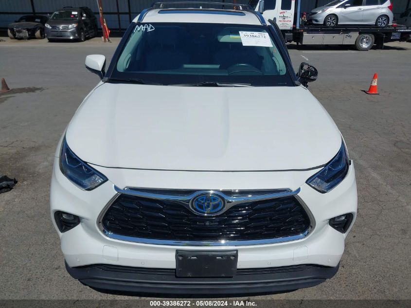 2020 Toyota Highlander Hybrid Limited VIN: 5TDDBRCH1LS002276 Lot: 39386272