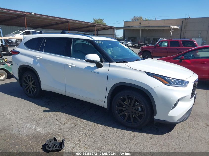 2020 Toyota Highlander Hybrid Limited VIN: 5TDDBRCH1LS002276 Lot: 39386272