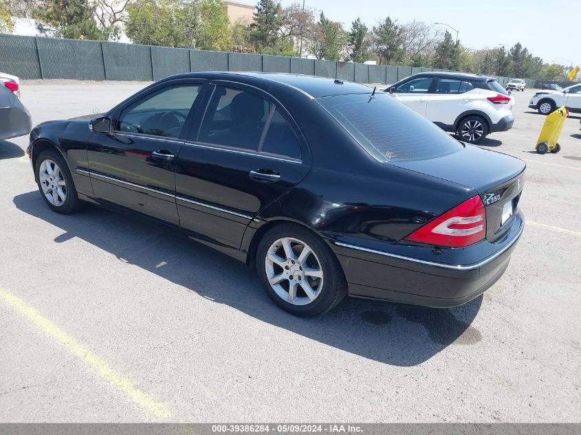 2007 Mercedes-Benz C 350 Luxury/Sport VIN: WDBRF56HX7F875446 Lot: 39386284