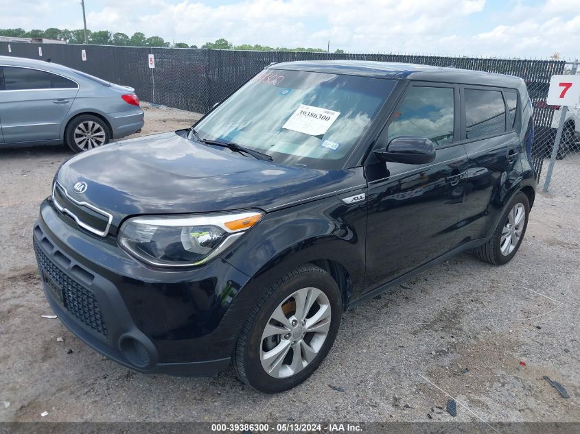 2015 Kia Soul + VIN: KNDJP3A5XF7141461 Lot: 39386300