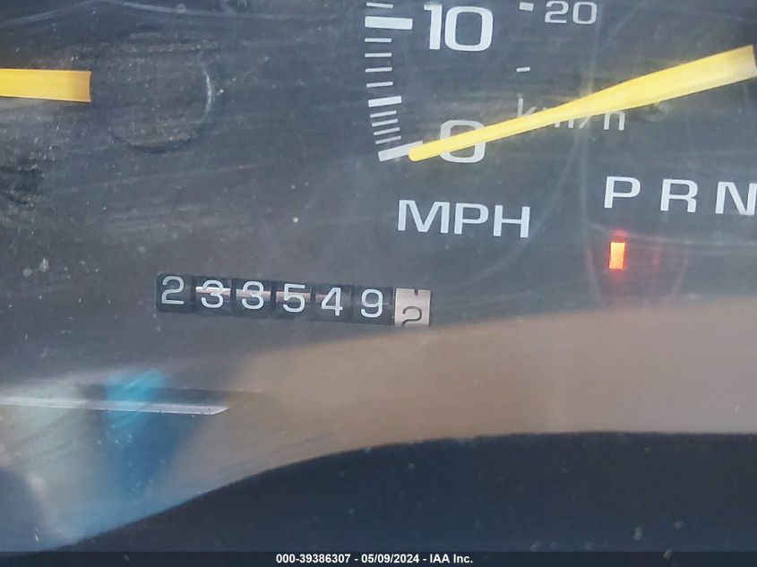 1997 Chevrolet Tahoe Ls VIN: 1GNEK13R6VJ347504 Lot: 39386307