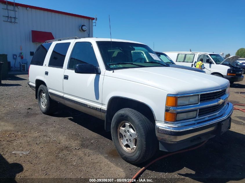 1997 Chevrolet Tahoe Ls VIN: 1GNEK13R6VJ347504 Lot: 39386307