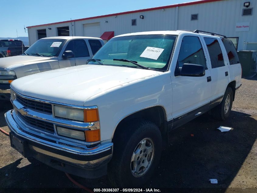 1997 Chevrolet Tahoe Ls VIN: 1GNEK13R6VJ347504 Lot: 39386307