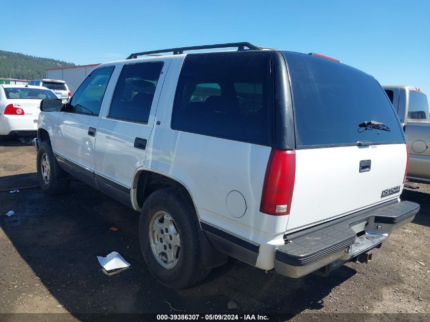 1997 Chevrolet Tahoe Ls VIN: 1GNEK13R6VJ347504 Lot: 39386307