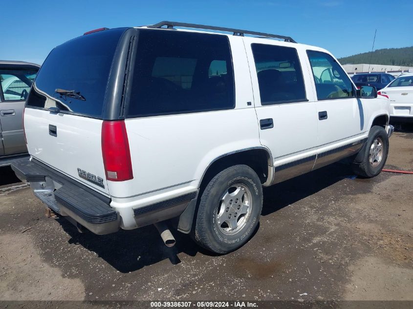 1997 Chevrolet Tahoe Ls VIN: 1GNEK13R6VJ347504 Lot: 39386307