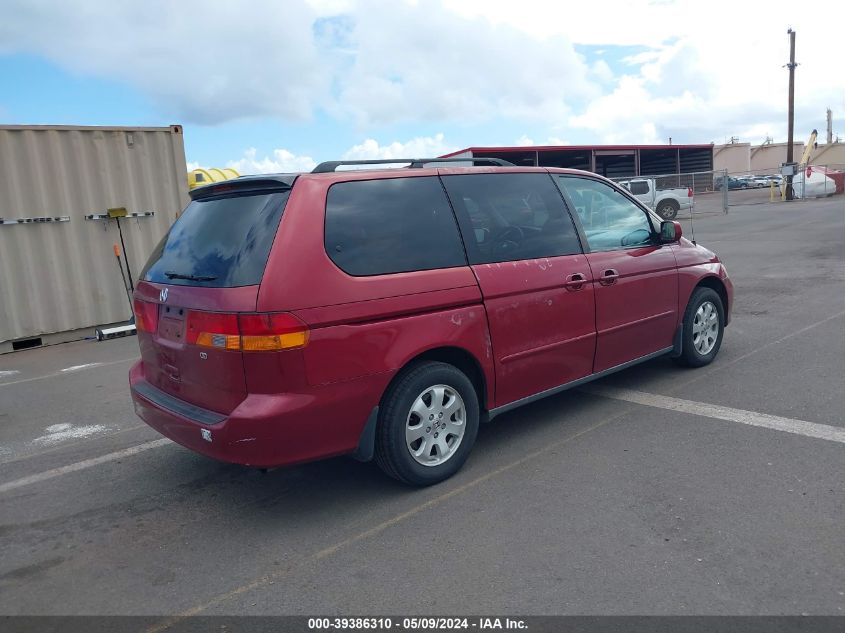 2003 Honda Odyssey Ex-L VIN: 5FNRL18983B093198 Lot: 39386310