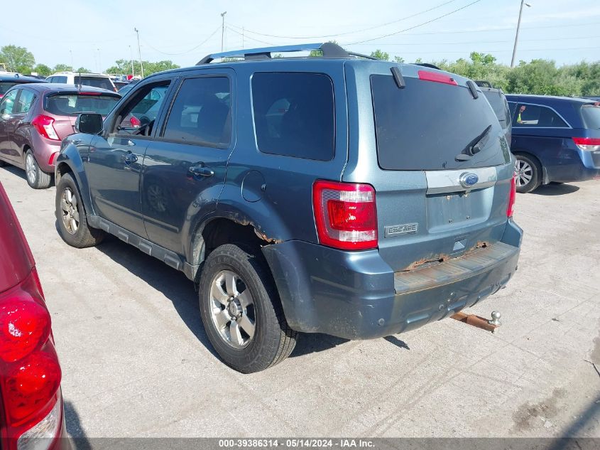 2012 Ford Escape Limited VIN: 1FMCU9E73CKC39476 Lot: 39386314