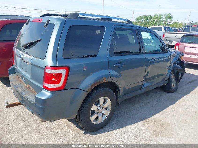 2012 Ford Escape Limited VIN: 1FMCU9E73CKC39476 Lot: 39386314