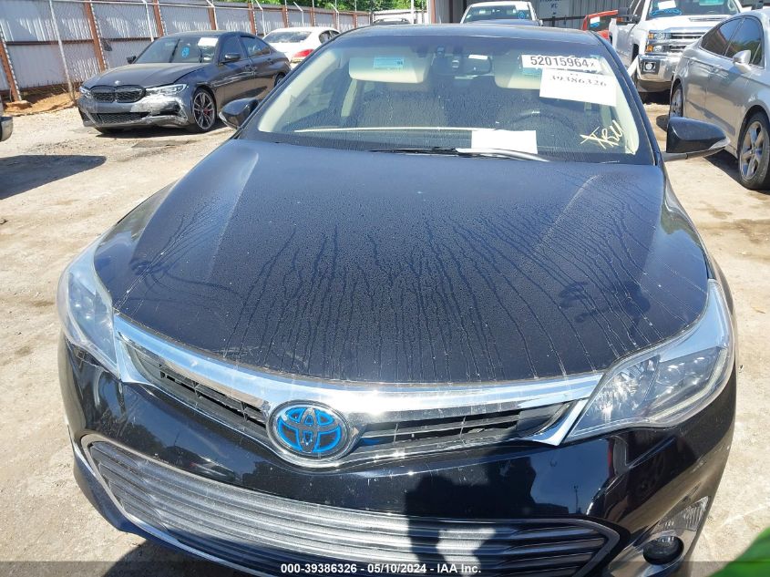 2013 Toyota Avalon Hybrid Limited VIN: 4T1BD1EB2DU007989 Lot: 39386326