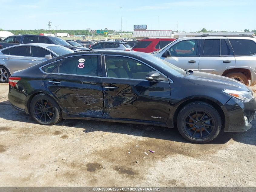 2013 Toyota Avalon Hybrid Limited VIN: 4T1BD1EB2DU007989 Lot: 39386326