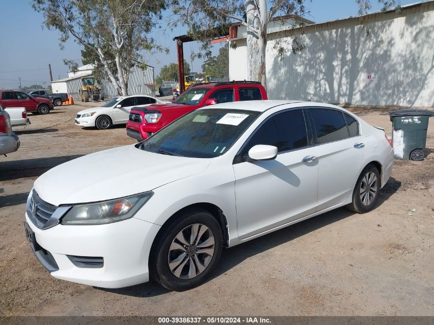 2015 Honda Accord Lx VIN: 1HGCR2F36FA000122 Lot: 39386337