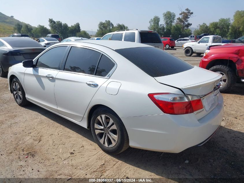 2015 Honda Accord Lx VIN: 1HGCR2F36FA000122 Lot: 39386337