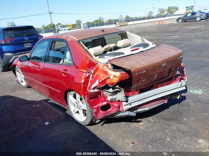 2001 Lexus Is 300 VIN: JTHBD182X10007143 Lot: 39386340