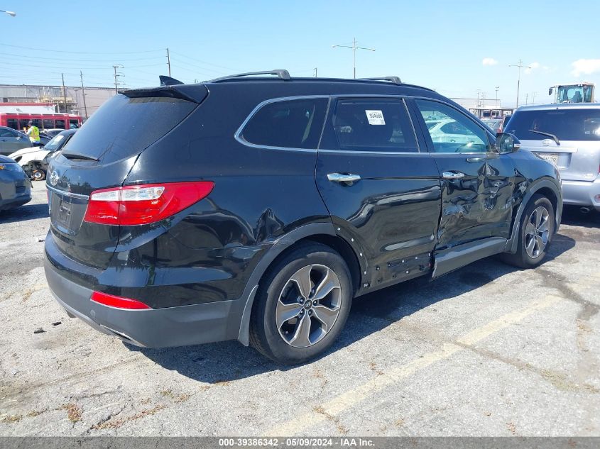 2014 Hyundai Santa Fe Gls VIN: KM8SN4HFXEU060888 Lot: 39386342