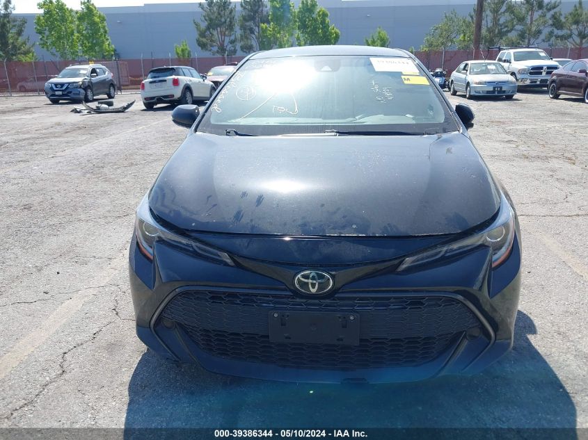 2019 Toyota Corolla Se VIN: JTNK4RBE6K3012466 Lot: 39386344