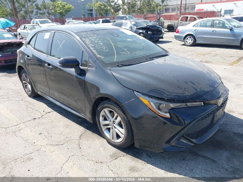 2019 Toyota Corolla Se VIN: JTNK4RBE6K3012466 Lot: 39386344