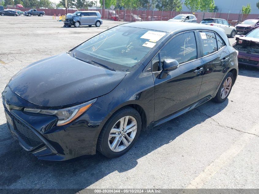 2019 Toyota Corolla Se VIN: JTNK4RBE6K3012466 Lot: 39386344