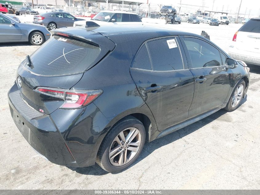 2019 Toyota Corolla Se VIN: JTNK4RBE6K3012466 Lot: 39386344