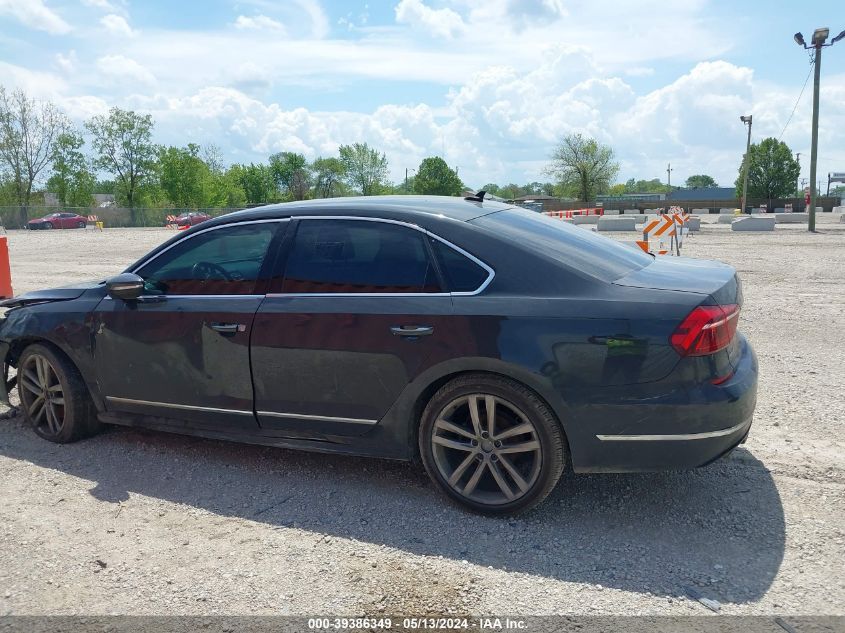 2017 Volkswagen Passat 1.8T R-Line VIN: 1VWDT7A39HC066886 Lot: 39386349