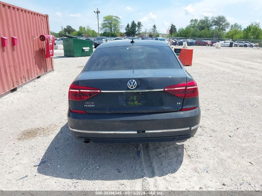 2017 Volkswagen Passat 1.8T R-Line VIN: 1VWDT7A39HC066886 Lot: 39386349