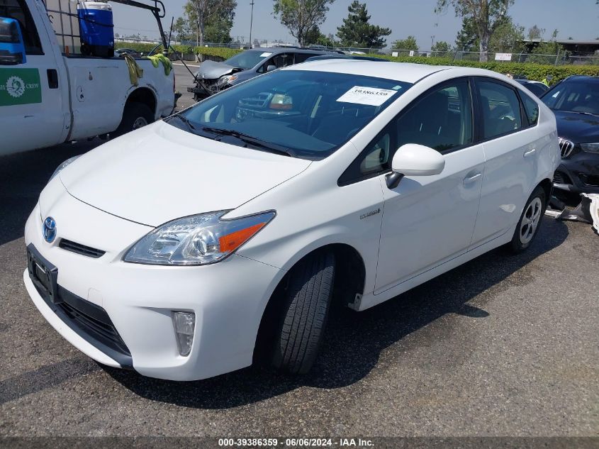 JTDKN3DU9D5637910 2013 Toyota Prius Two