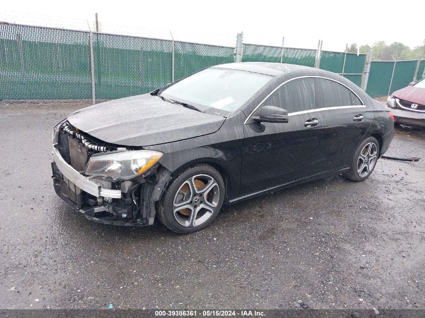 2018 MERCEDES-BENZ CLA 250 VIN: WDDSJ4GB6JN550589
