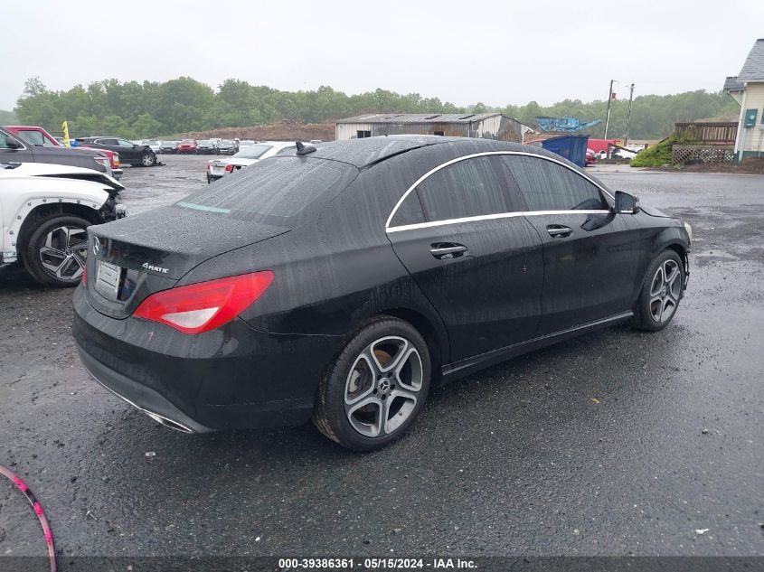 2018 Mercedes-Benz Cla 250 4Matic VIN: WDDSJ4GB6JN550589 Lot: 39386361