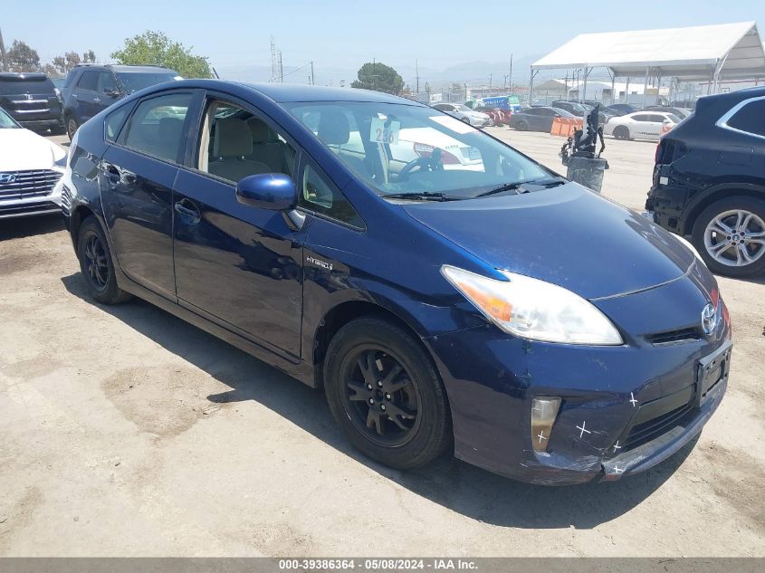 2013 Toyota Prius Two VIN: JTDKN3DU1D1678913 Lot: 39386364