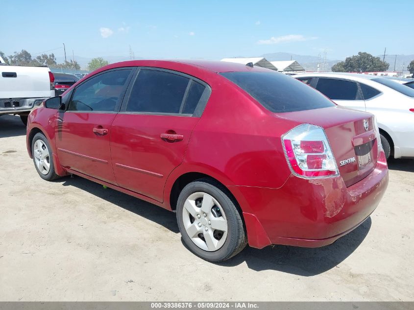 2008 Nissan Sentra 2.0S VIN: 3N1AB61E38L610794 Lot: 39386376