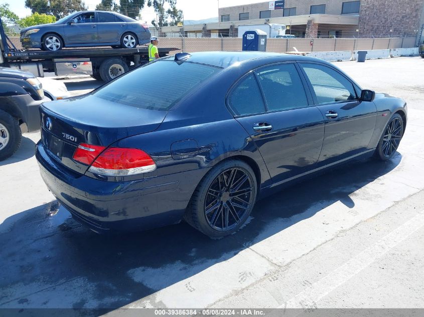 WBAHL83588DT12181 2008 BMW 750I