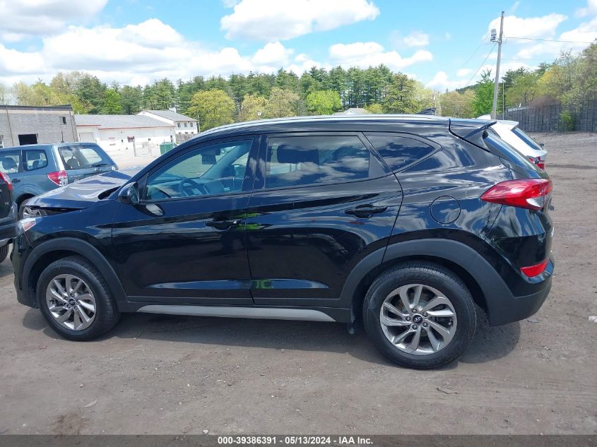 2018 Hyundai Tucson Sel VIN: KM8J3CA43JU780936 Lot: 39386391