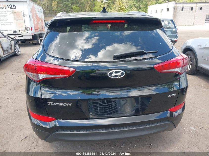 2018 Hyundai Tucson Sel VIN: KM8J3CA43JU780936 Lot: 39386391