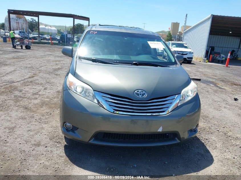 2012 Toyota Sienna Xle V6 8 Passenger VIN: 5TDYK3DC3CS245220 Lot: 39386415