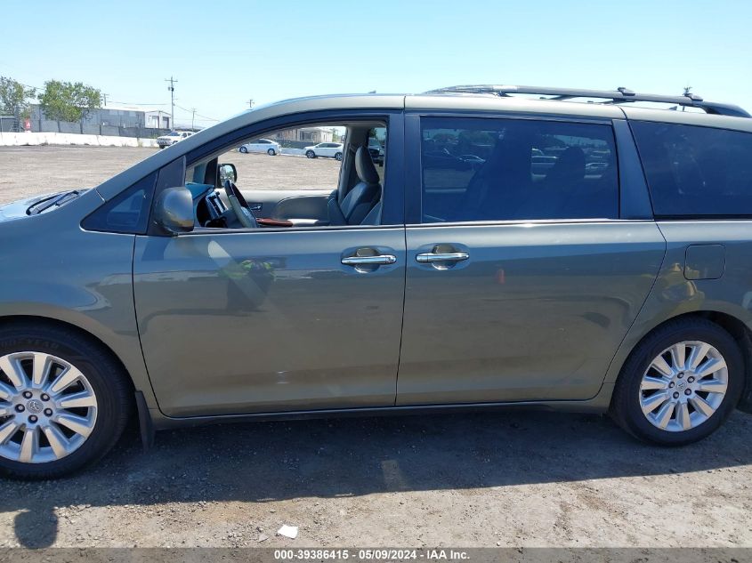 2012 Toyota Sienna Xle V6 8 Passenger VIN: 5TDYK3DC3CS245220 Lot: 39386415