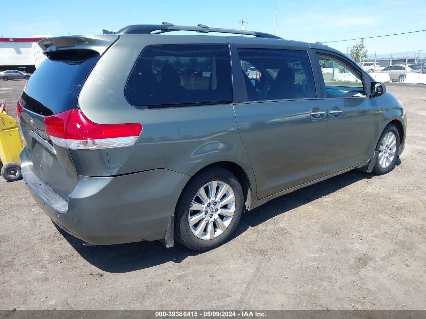 2012 Toyota Sienna Xle V6 8 Passenger VIN: 5TDYK3DC3CS245220 Lot: 39386415