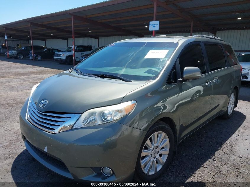 2012 Toyota Sienna Xle V6 8 Passenger VIN: 5TDYK3DC3CS245220 Lot: 39386415