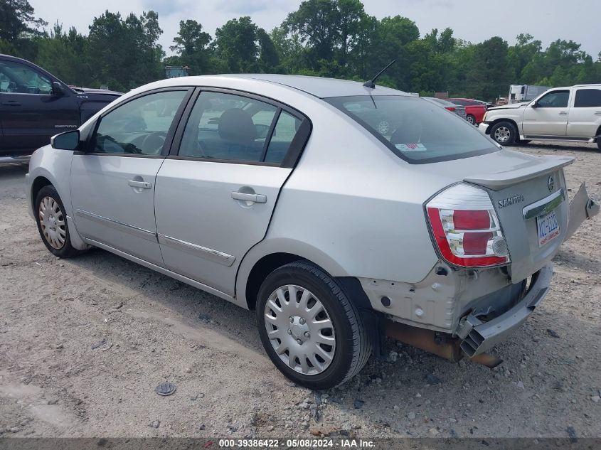 2011 Nissan Sentra 2.0S VIN: 3N1AB6AP8BL622268 Lot: 39386422