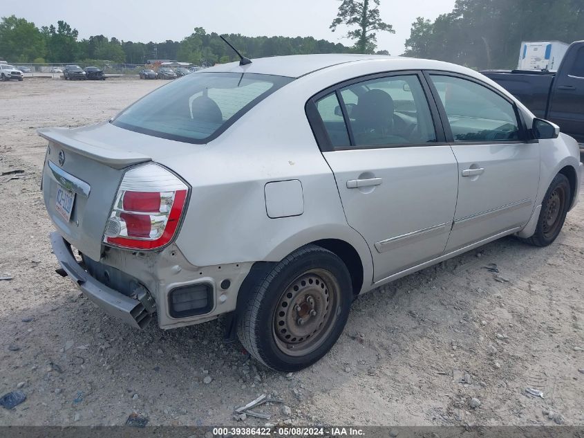 2011 Nissan Sentra 2.0S VIN: 3N1AB6AP8BL622268 Lot: 39386422