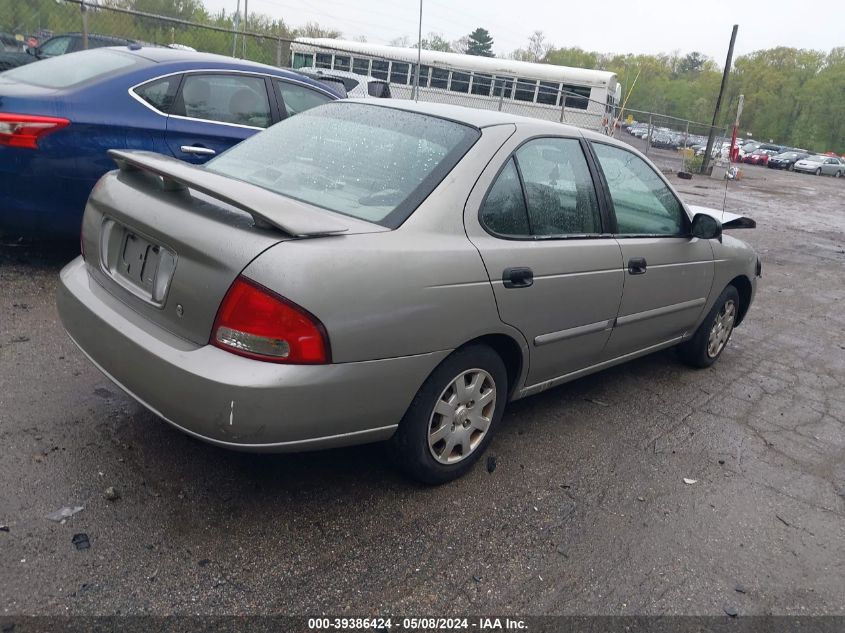 2001 Nissan Sentra Xe VIN: 3N1CB51D21L452447 Lot: 39386424