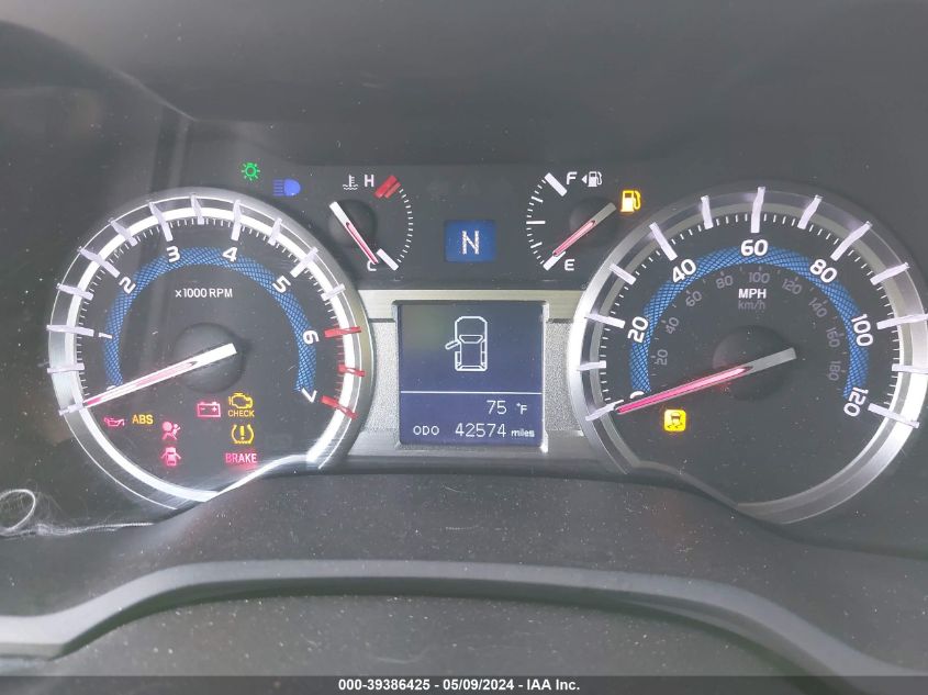 2019 Toyota 4Runner Sr5 VIN: JTEZU5JR9K5201533 Lot: 39386425