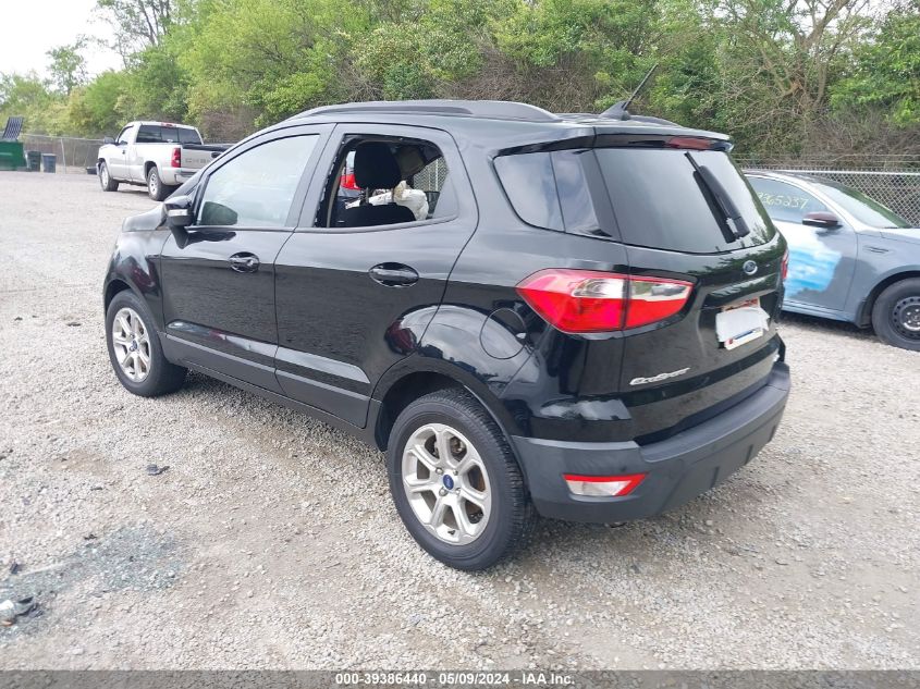 2020 Ford Ecosport Se VIN: MAJ6S3GLXLC316021 Lot: 39386440