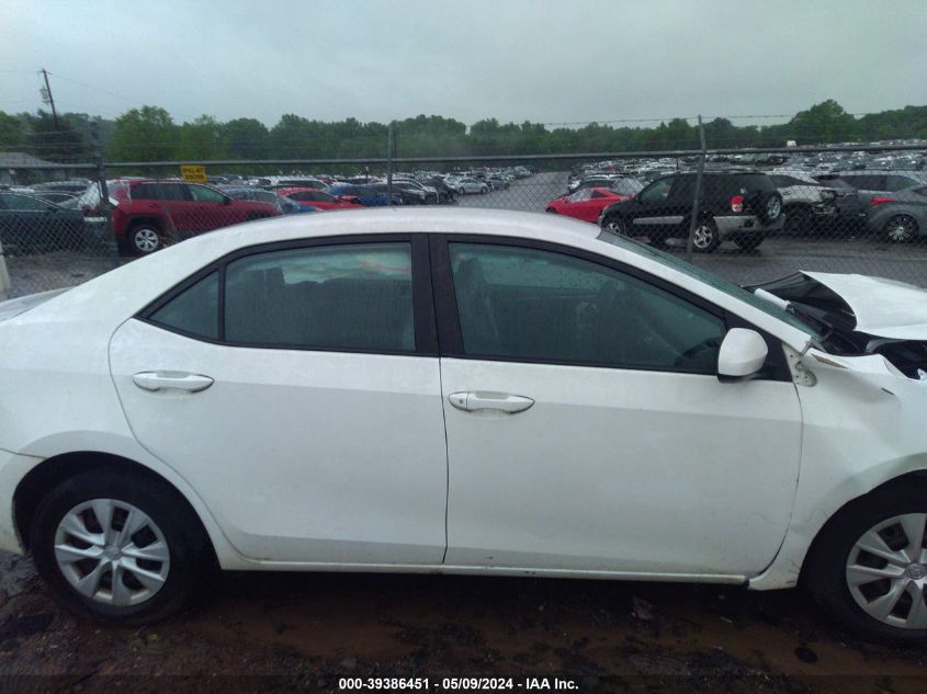 2014 Toyota Corolla L VIN: 2T1BURHE9EC191612 Lot: 39386451