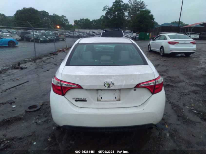 2014 Toyota Corolla L VIN: 2T1BURHE9EC191612 Lot: 39386451