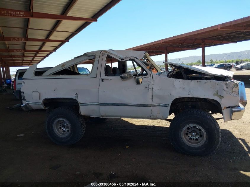 1987 Chevrolet Blazer V10 VIN: 1GNEV18K5HF173418 Lot: 39386456