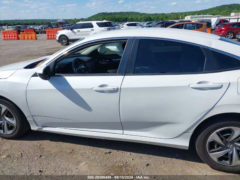 2019 Honda Civic Lx VIN: 19XFC2F67KE009555 Lot: 39386458