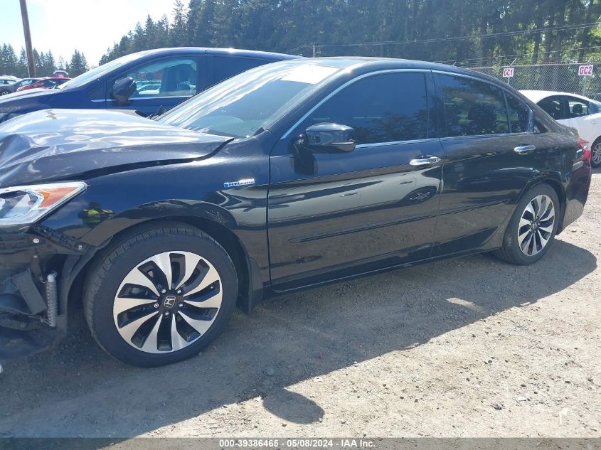 2017 Honda Accord Hybrid Ex-L VIN: JHMCR6F50HC029502 Lot: 39386465