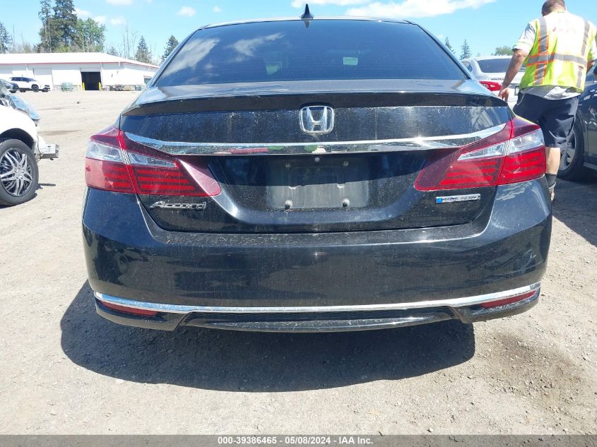 2017 Honda Accord Hybrid Ex-L VIN: JHMCR6F50HC029502 Lot: 39386465