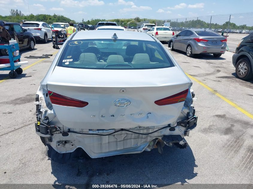 2019 Hyundai Elantra Sel VIN: KMHD84LF3KU843666 Lot: 39386476