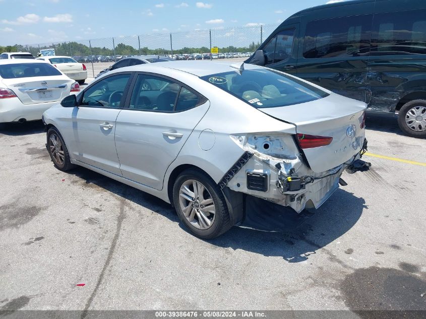 2019 Hyundai Elantra Sel VIN: KMHD84LF3KU843666 Lot: 39386476