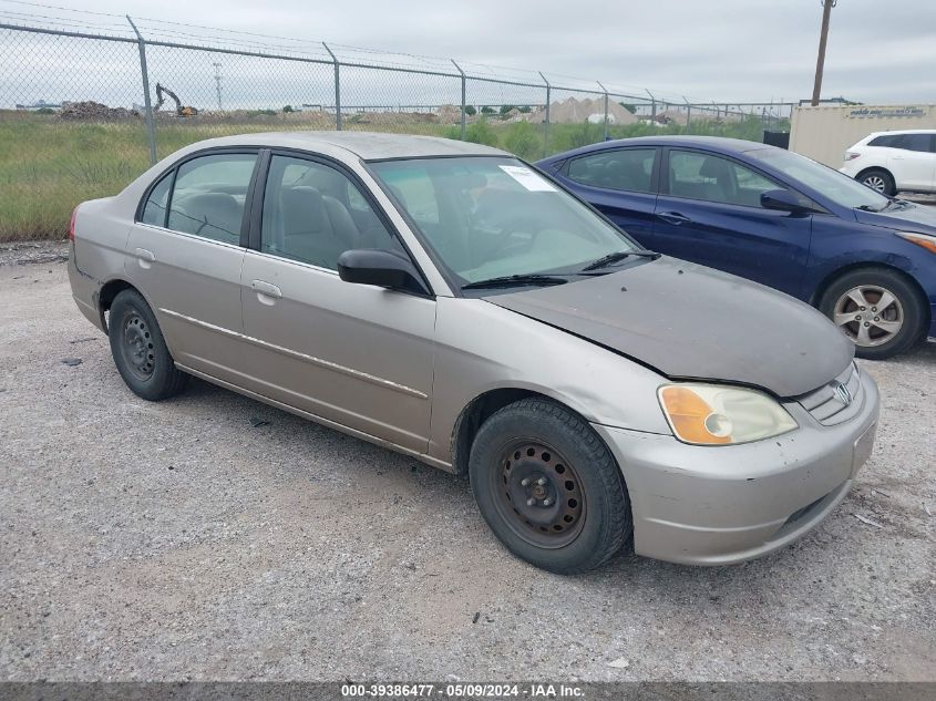 2002 Honda Civic Lx VIN: 2HGES16622H508228 Lot: 39386477